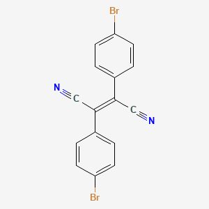 molecular formula C16H8Br2N2 B3068788 2,3-Bis(4-bromophenyl)-2-butenedinitrile CAS No. 82193-93-9