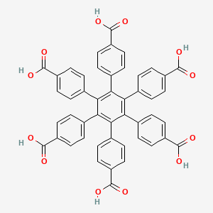molecular formula C48H30O12 B3068793 3',4',5',6'-Tetrakis(4-carboxyphenyl)-[1,1':2',1''-terphenyl]-4,4''-dicarboxylic acid CAS No. 83536-16-7