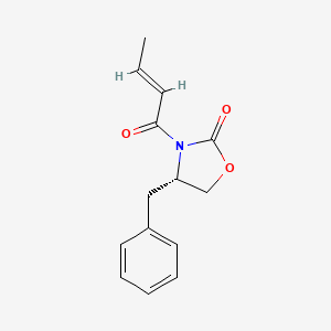 (S,E)-4-Benzyl-3-(but-2-enoyl)oxazolidin-2-one