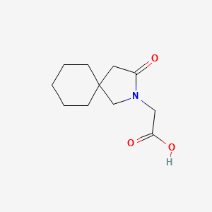 molecular formula C11H17NO3 B3068930 2-Azaspiro[4.5]decane-2-acetic acid, 3-oxo- CAS No. 923281-89-4