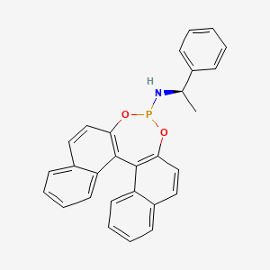 (S)-(+)-(3,5-Dioxa-4-phospha-cyclohepta[2,1-A:3,4-A']dinaphthalen-4-YL)[(1R)-1-phenylethyl]amine