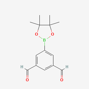 5-(4,4,5,5-Tetramethyl-1,3,2-dioxaborolan-2-yl)isophthalaldehyde