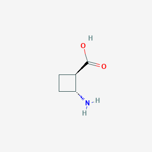 molecular formula C5H9NO2 B3069005 trans-2-Aminocyclobutane-1-carboxylic acid CAS No. 951173-26-5