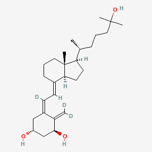 molecular formula C27H44O3 B3069029 1,25-二羟基维生素 D3-[D3]（CertiMass 溶液） CAS No. 128723-16-0