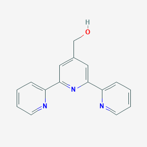 molecular formula C16H13N3O B3069161 4'-Hydroxymethyl-2,2':6',2''-terpyridine CAS No. 148332-32-5