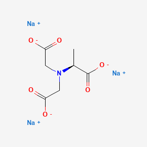 molecular formula C7H8NNa3O6 B3069180 Trisodium dicarboxymethyl alaninate, L- CAS No. 170492-24-7