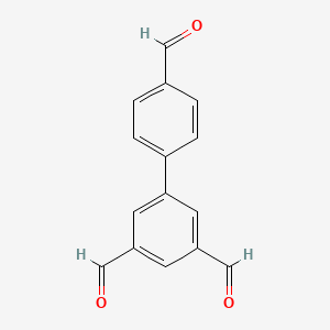 molecular formula C15H10O3 B3069190 [1,1'-Biphenyl]-3,4',5-tricarbaldehyde CAS No. 187281-19-2