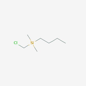 molecular formula C7H17ClSi B3069272 Butyl(chloromethyl)dimethylsilane CAS No. 3121-75-3