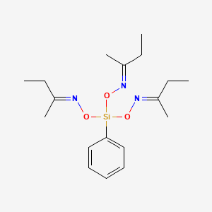 molecular formula C18H29N3O3Si B3069280 2-Butanone, O,O',O''-(phenylsilylidyne)trioxime CAS No. 34036-80-1