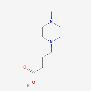 molecular formula C9H18N2O2 B3069361 4-(4-甲基-1-哌嗪基)丁酸 CAS No. 58077-68-2