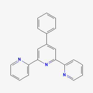 molecular formula C21H15N3 B3069375 4'-苯基-2,2':6',2''-联吡啶 CAS No. 58345-97-4