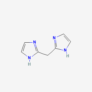 molecular formula C7H8N4 B3069399 2-(1H-Imidazol-2-ylmethyl)-1H-imidazole CAS No. 64269-81-4