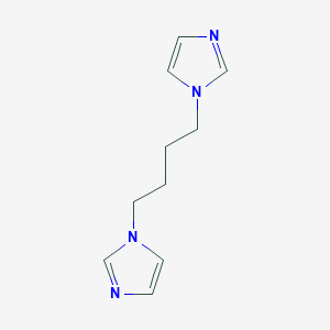 molecular formula C10H14N4 B3069428 1,4-二(1H-咪唑-1-基)丁烷 CAS No. 69506-86-1