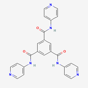 molecular formula C24H18N6O3 B3069436 N1,N3,N5-Tri(pyridin-4-yl)benzene-1,3,5-tricarboxamide CAS No. 725274-03-3