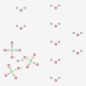 molecular formula AlCl3H18O21 B3069476 Aluminum perchlorate nonahydrate CAS No. 81029-06-3