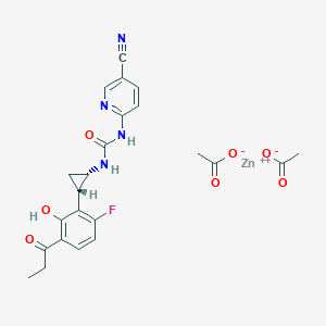 molecular formula C23H23FN4O7Zn B3069493 Carrageenan CAS No. 9000-07-1