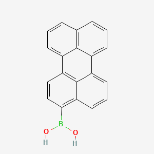 molecular formula C20H13BO2 B3069531 苝-3-硼酸 CAS No. 955121-20-7