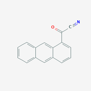 molecular formula C16H9NO B3069571 Anthracene-1-carbonyl cyanide CAS No. 85985-43-9