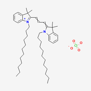molecular formula C47H73ClN2O4 B3069618 DilC12(3)（碘化物） CAS No. 75664-01-6