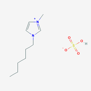 molecular formula C10H20N2O4S B3069620 1-己基-3-甲基咪唑氢硫酸盐 CAS No. 478935-29-4