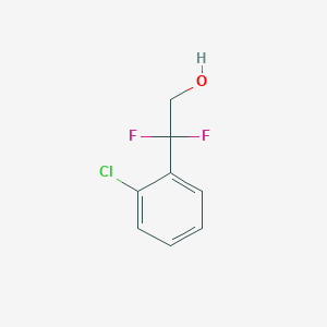 molecular formula C8H7ClF2O B3069655 2-(2-Chloro-phenyl)-2,2-difluoro-ethanol CAS No. 1380202-39-0