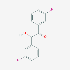 1,2-Bis(3-fluorophenyl)-2-hydroxyethanone
