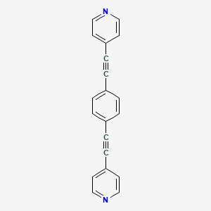 molecular formula C20H12N2 B3069700 1,4-双(4-吡啶乙炔基)苯 CAS No. 158525-01-0