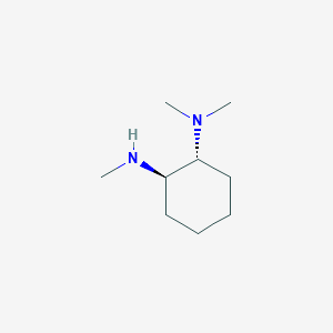 molecular formula C9H20N2 B3069723 (1R,2R)-N,N,N'-triMethyl-1,2-diaMinocyclohexane CAS No. 79150-46-2