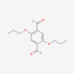 molecular formula C14H18O4 B3069731 2,5-二丙氧基对苯二甲醛 CAS No. 245116-57-8