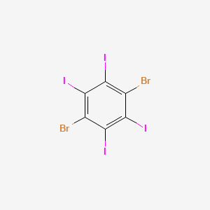 1,4-Dibromo-2,3,5,6-tetraiodobenzene