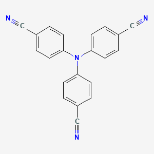 molecular formula C21H12N4 B3069753 4,4',4''-三氰基苯甲腈 CAS No. 51545-36-9