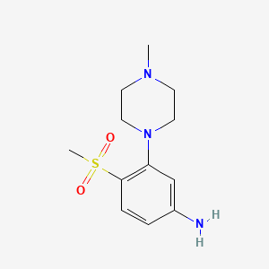 3-(1-Methylpiperazin-4-yl)-4-methylsulfonylaniline