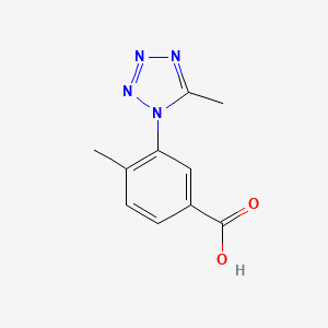 molecular formula C10H10N4O2 B3069867 4-甲基-3-(5-甲基-四唑-1-基)-苯甲酸 CAS No. 1000339-18-3