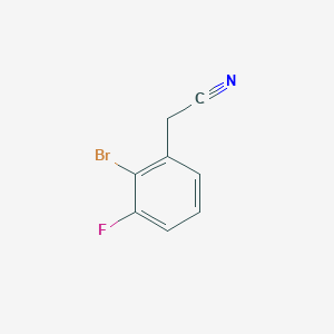 2-(2-Bromo-3-fluorophenyl)acetonitrile