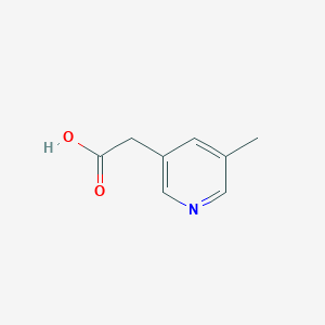 molecular formula C8H9NO2 B3069924 2-(5-甲基吡啶-3-基)乙酸 CAS No. 1000518-77-3