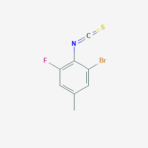molecular formula C8H5BrFNS B3069989 2-溴-6-氟-4-甲苯异硫氰酸酯 CAS No. 1000576-04-4