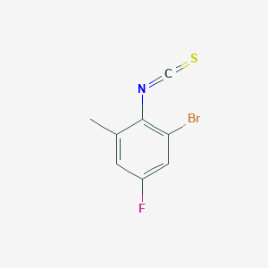 molecular formula C8H5BrFNS B3070002 2-Bromo-4-fluoro-6-methylphenylisothiocyanate CAS No. 1000576-56-6