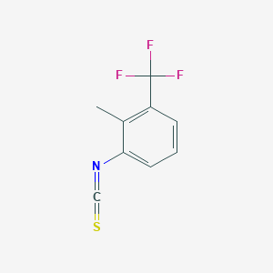molecular formula C9H6F3NS B3070008 2-Methyl-3-(trifluoromethyl)phenylisothiocyanate CAS No. 1000577-12-7