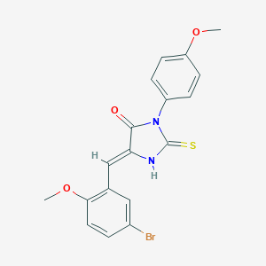 5-(5-Bromo-2-methoxybenzylidene)-3-(4-methoxyphenyl)-2-thioxo-4-imidazolidinone