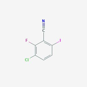 molecular formula C7H2ClFIN B3070037 3-Chloro-2-fluoro-6-iodobenzonitrile CAS No. 1000577-68-3