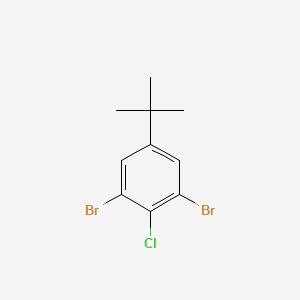 molecular formula C10H11Br2Cl B3070051 4-Chloro-3,5-dibromo-tert-butylbenzene CAS No. 1000578-25-5