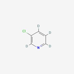 molecular formula C5H4ClN B3070127 3-氯吡啶-d4 CAS No. 1001003-95-7