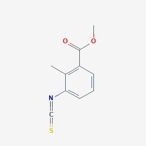 molecular formula C10H9NO2S B3070141 3-Isothiocyanato-2-methylbenzoic acid methyl ester CAS No. 1001185-62-1