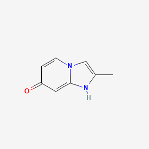 molecular formula C8H8N2O B3070175 2-Methylimidazo[1,2-a]pyridin-7-ol CAS No. 1001434-77-0