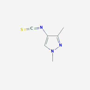 molecular formula C6H7N3S B3070185 4-isothiocyanato-1,3-dimethyl-1H-pyrazole CAS No. 1001500-07-7