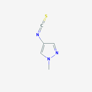molecular formula C5H5N3S B3070189 4-isothiocyanato-1-methyl-1H-pyrazole CAS No. 1001500-53-3