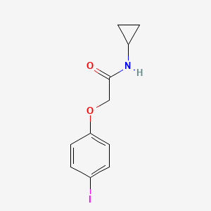 molecular formula C11H12INO2 B3070276 N-环丙基-2-(4-碘苯氧基)乙酰胺 CAS No. 1001807-53-9
