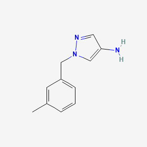molecular formula C11H13N3 B3070313 1-(3-甲基苄基)-1H-吡唑-4-胺 CAS No. 1002033-31-9