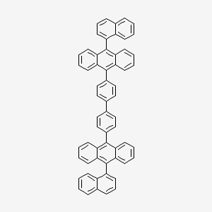 molecular formula C60H38 B3070325 4,4'-Bis(10-(naphthalen-1-yl)anthracen-9-yl)-1,1'-biphenyl CAS No. 1002328-32-6