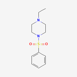 molecular formula C12H18N2O2S B3070431 1-Ethyl-4-(phenylsulfonyl)piperazine CAS No. 100317-19-9
